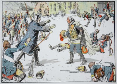 The Morning After the Battle of Torgau, 4 November 1760 by Carl Röchling